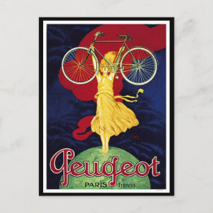 Vintage Bicycle Gifts - Cycles Peugeot Postcard