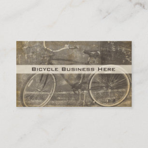 Vintage Bicycle Grungy Business Card