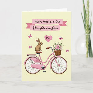 Vintage Bicycle Mothers Card