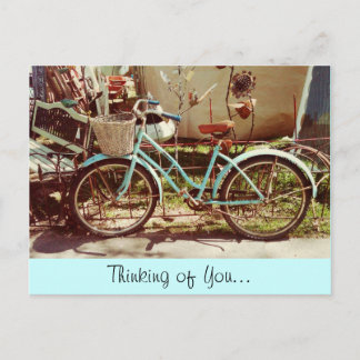 Vintage Bicycle Post Card