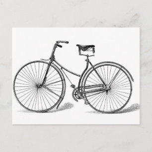 Vintage Bicycle Postcard