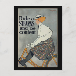 Vintage Bicycle Postcard