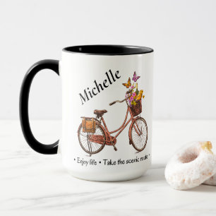 Vintage Bicycle Quote Mug