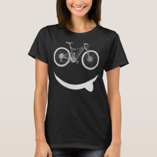 Vintage Bicycle   Smile Bicycling  Women Men T-Shirt