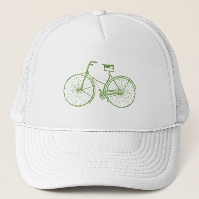 Vintage Bicycle Trucker Hat (Front)