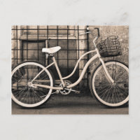 Vintage Bicycle With Basket