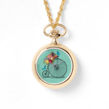 Vintage bicycle with flowers - eWatch Watch