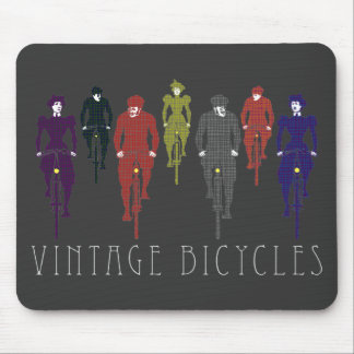 Vintage bicycles mouse pad