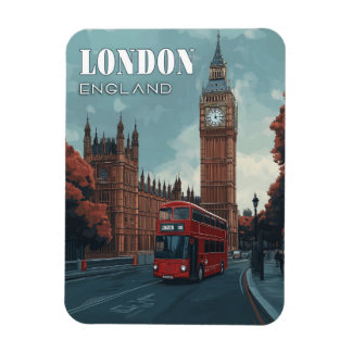 Vintage Big Ben - London, England Magnet