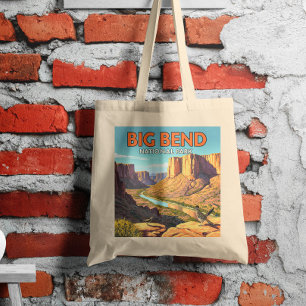 Vintage Big Bend National Park Tote Bag