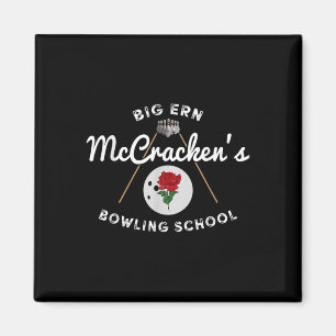 Vintage Big Ern Mccrackens Bowling School Gift Lov Magnet