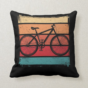 Vintage Bike Art Cycling Sport Lover Cushion