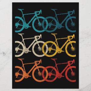 Vintage Bike Cycling Road Bike Racing Bicycle Custom Letterhead