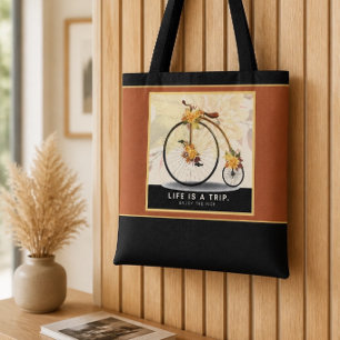 Vintage Bike Enjoy the Ride Tote Bag