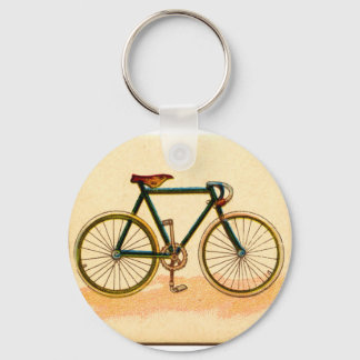 vintage bike key ring