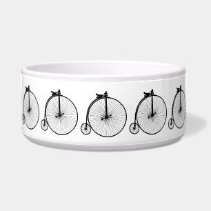 Vintage Bike Pet Bowl