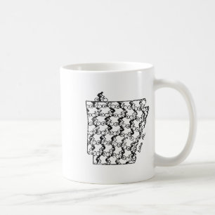 Vintage Bike Riding Arkansas Cycling Mountain Biki Coffee Mug