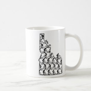 Vintage Bike Riding Idaho Cycling Mountain Biking Coffee Mug