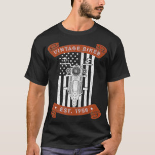 Vintage Biker Est T-Shirt