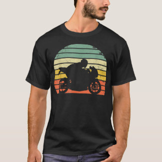 Vintage Biker Motorcycle Shirt Silhouette Retro 