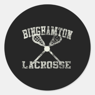 Vintage Binghamton Lacrosse Classic Round Sticker