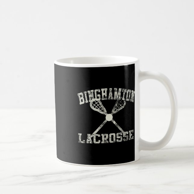 Vintage Binghamton Lacrosse  Coffee Mug (Right)