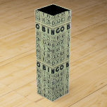 Vintage Bingo Card Wine Box<br><div class="desc">Fun gift box design for wine and bingo lovers.</div>