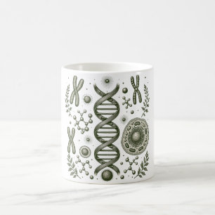 Vintage Biology Mug DNA & Science Gift