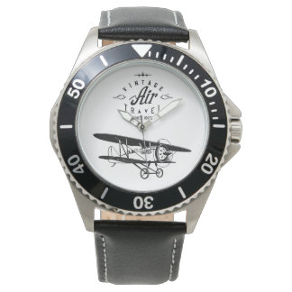 vintage biplane watch