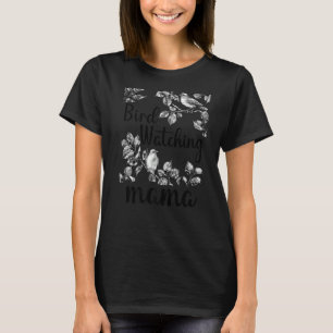 Vintage Bird Art Birder Birding Ornithology Bird W T-Shirt