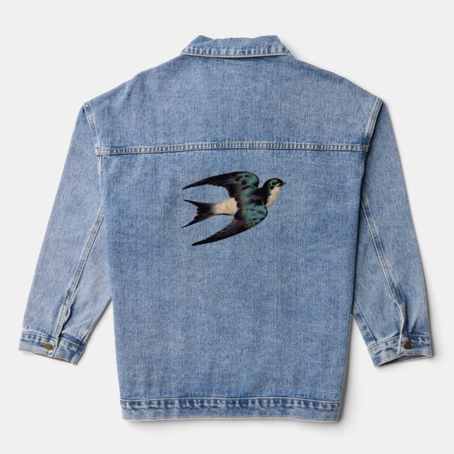 Vintage Bird Denim Jacket (Back)