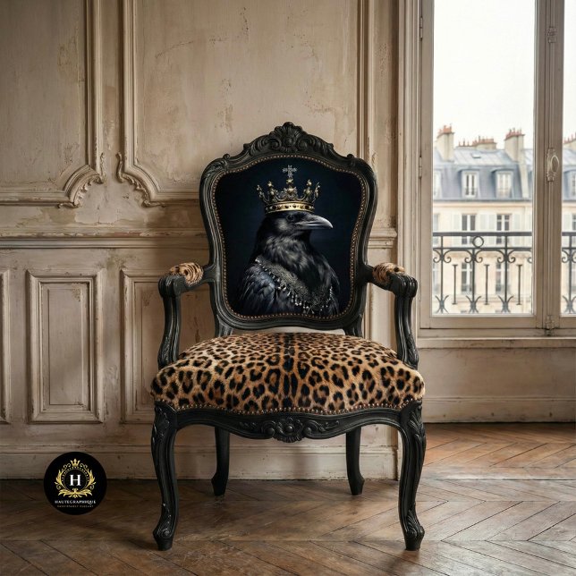 Vintage Bird Gothic Raven King Crown Decoupage  Tissue Paper (Creator Uploaded)