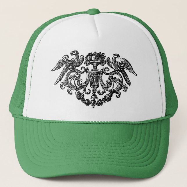 Vintage Bird Illustration Hat (Front)