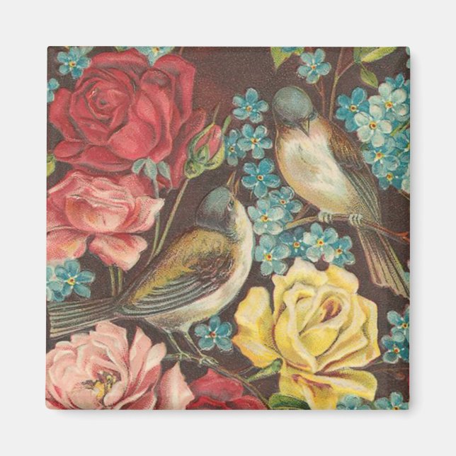 Vintage Bird Magnet (Front)