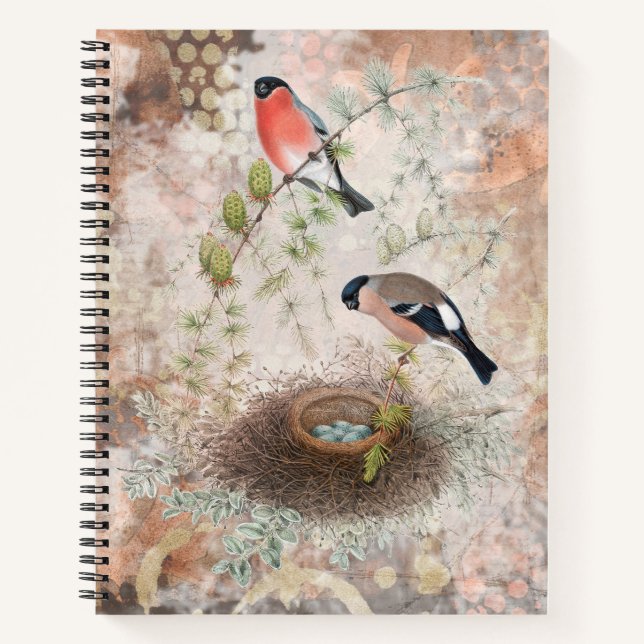 Vintage Bird Notebook (Front)