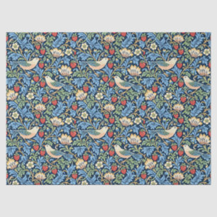 Vintage Bird, Strawberry & Floral Pattern Tissue Paper