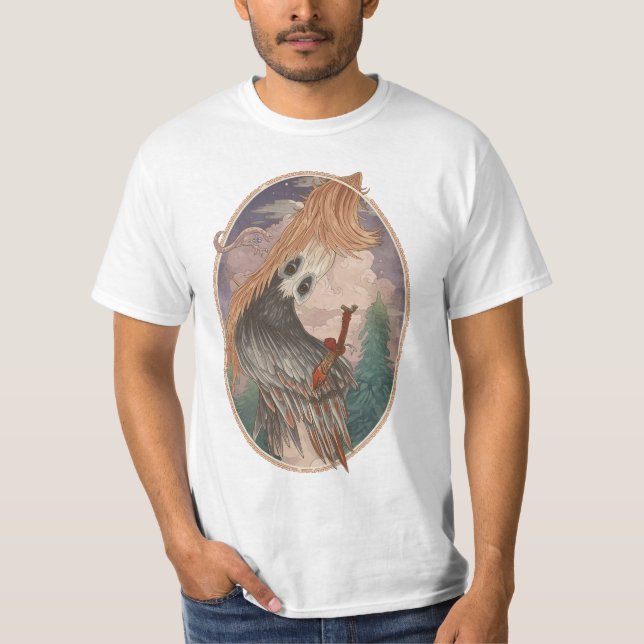 Vintage Bird T-Shirt | Retro Old-Style (Front)