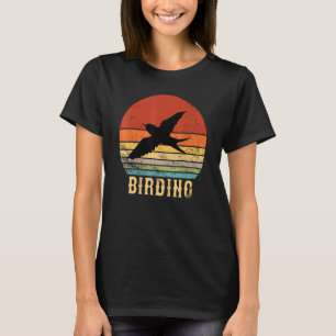 Vintage Birding Birds For Birder Bird Watcher T-Shirt