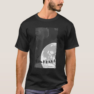 Vintage Birds On A Wire Bird Watchers Ornithology T-Shirt