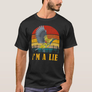 Vintage Birds Spie Conspiracy Joke Meme Retro I'm T-Shirt