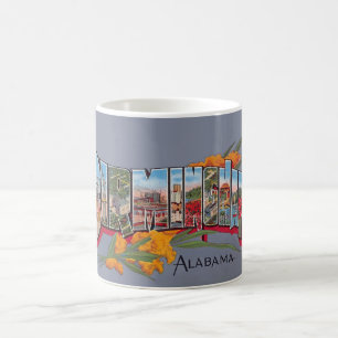 Vintage Birmingham AL Postcard Mug