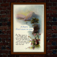 Vintage Birthday 1917 Lake Swallows