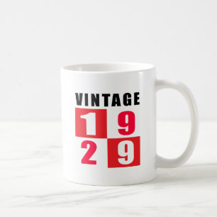 Vintage Birthday 1929 Coffee Mug