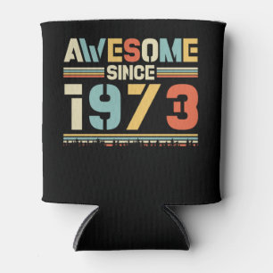 Vintage Birthday 1973 Can Cooler