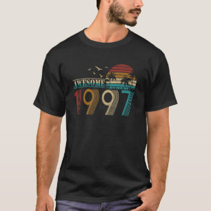 Vintage Birthday 1997 For Men Women 25 Year Old Bi T-Shirt