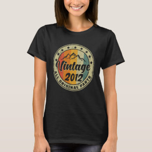 Vintage Birthday 2012 All Original Parts Girls Bo T-Shirt
