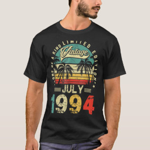 Vintage Birthday Awesome Since July 1994 T-Shirt