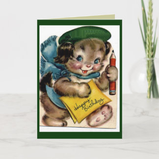 Vintage birthday card