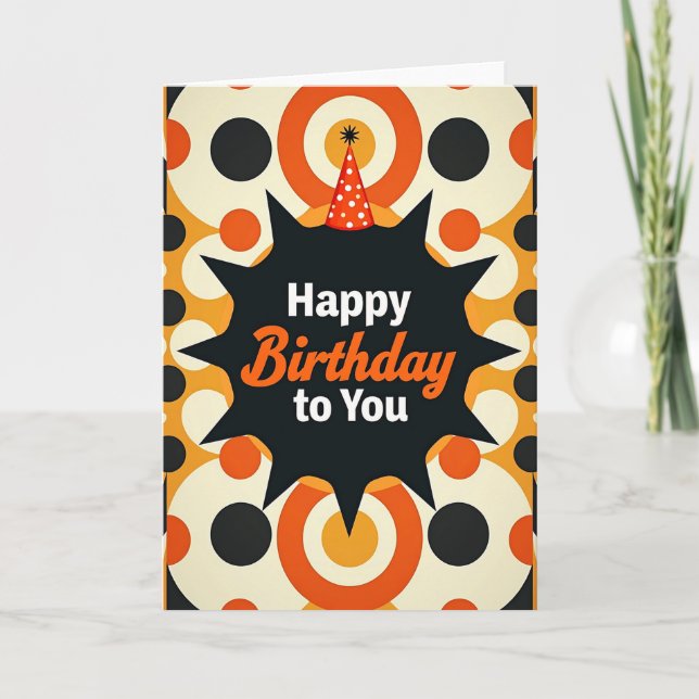 Vintage Birthday Card (Front)