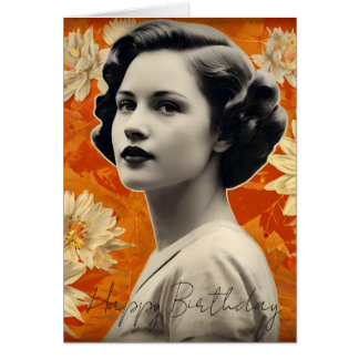 VINTAGE BIRTHDAY CARD
